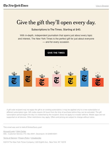 nytimes gift subscription discount